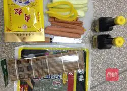 Illustration of how to make sushi 2