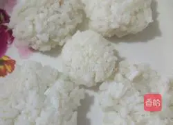 Illustration of how to make fried rice cakes 3
