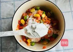 Illustration of how to make barbecue-flavored seasonal vegetable meatloaf 3