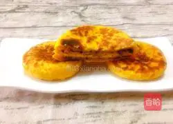 Illustration of how to make pumpkin dough sugar cakes 16