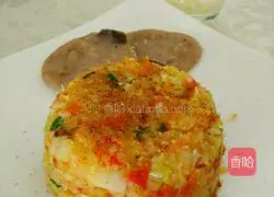 Illustration of how to make red bean paste waffles 7