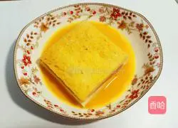 Hong Kong style snack ham Illustration of making toast 9