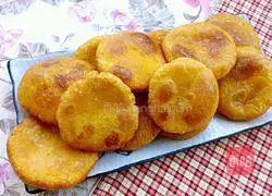 Illustration of how to make fried pumpkin cake 9