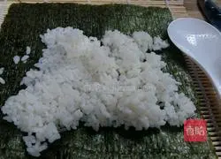 Illustration of how to make sushi 8