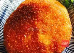 How to make pumpkin red bean cheese cake Illustration 12