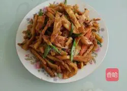 Vegetarian Illustration of how to make fried noodles 8
