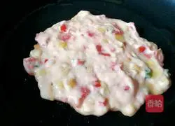 Tomato Banana Egg Pancake Recipe Illustration 8