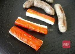 Illustration of how to make pancakes and fruits 2