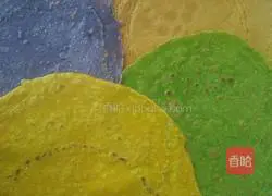 Illustration of how to make colorful vegetable pancakes 3