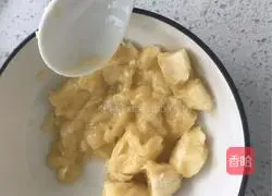 Illustration of how to make banana tortillas 2