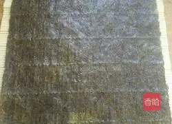 Illustration of how to make sushi 2