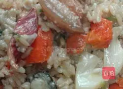 Illustration of how to make southern Fujian version of salty rice sushi 3