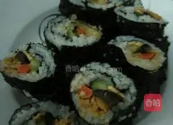 Honey Seaweed Sushi Recipe Illustration 9
