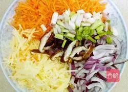 Illustration of how to make colorful cakes 2