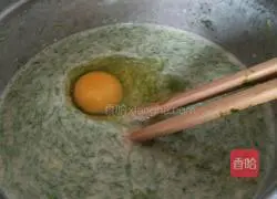 Illustration of making seaweed pancakes 4