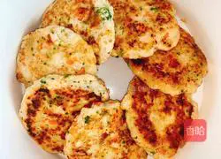 Illustration of how to make tofu and chicken cakes 7