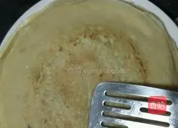 Illustration of how to make green onion and egg pancakes 7