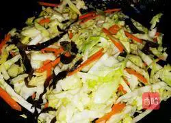 Vegetarian Illustration of how to make fried pancakes 8