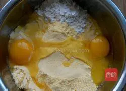 Illustration of how to make milk-flavored corn cakes 2