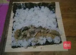 Illustration of how to make sushi 3