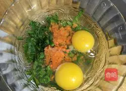 Vegetable egg pancake recipe 2