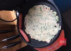 Illustration of how to make chive roll sausage cake 1