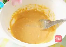 Illustration of how to make apple and egg pancakes 7