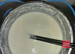 Illustration of how to make vegetable pancakes 1