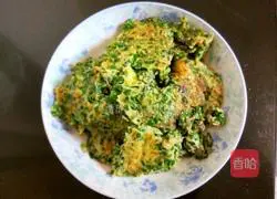 Chive egg pancake Practice illustration 5