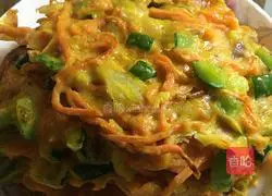 Illustration of how to make carrot pancakes 3