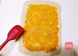 Illustration of how to make egg yolk layer cake 11