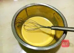 Illustration of how to make green onion egg pancake 4