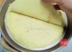 Strawberry and Yellow Peach Pancake Recipe Illustration 16