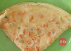 Illustration of how to make carrot and xihu pancakes 3