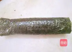 Illustration of how to make sushi 5