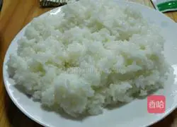 Illustration of how to make sushi 1