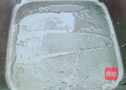 Illustration of making glutinous rice cakes with bean paste and spinach 5