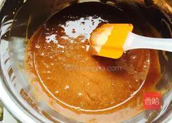 Chocolate lava cake (four small paper cups) recipe 6