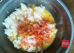 Illustration of how to make egg rice pancakes 4