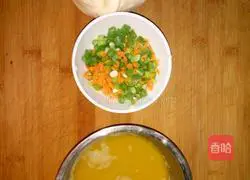 Illustration of how to make hand-shredded pancakes 1