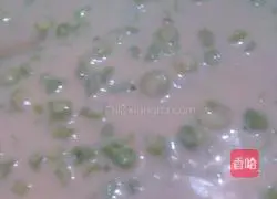 Illustration of how to make bean pancakes 1