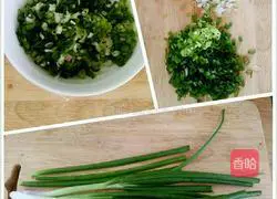 Illustration of how to make scallion pancake 2