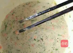 Assorted vegetable egg pancake recipe 1