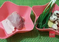 Illustration of how to make shrimp meatloaf and steamed eggs 2