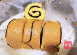 Purple Sweet Potato Cake Roll Recipe Illustration 11