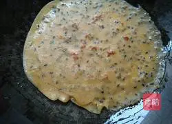 Home-style egg pancakes Practice illustration 3