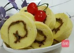 Illustration of how to make orange jam cake roll 18