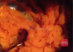 Illustration of how to make pumpkin cake 1