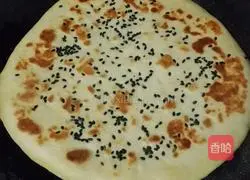 Illustration of how to make sesame cake with brown sugar soufflé filling 4