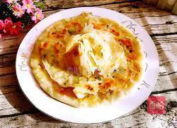 Illustration of how to make scallion pancakes 17